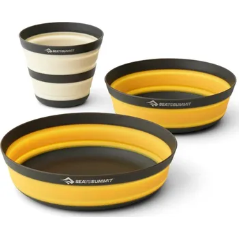 Outdoor vaření Ultralehká skládací sada nádobí SEA TO SUMMIT Frontier UL Collapsible Dinnerware Set [3 Piece]