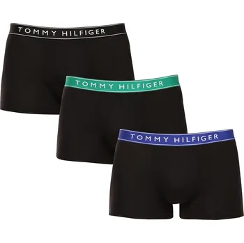 Boxerky 3PACK pánské boxerky Tommy Hilfiger černé (UM0UM03457 0VD) XL UM0UM03457 0VD Možnost vrácení zboží ZDARMA do 120 dnů!
