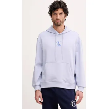 Pánská mikina Bavlněná mikina Calvin Klein Jeans LV04RD243G modrá 05X, vel. M