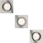 Philips 50403/17/PN - SADA 3x Podhledové svítidlo DONEGAL 1xGU10/5,5W/230V 27099993