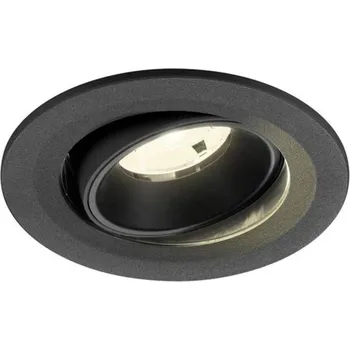 BIG WHITE (SLV) NUMINOS MOVE S Stropní vestavné svítidlo, 4000 K, 20°, IP20, kulaté, černé 1009523