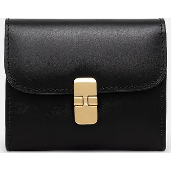 Peněženka Kožená peněženka A.P.C. Compact Grace PXBMW.F63603 černá 99X, vel. ONE SIZE