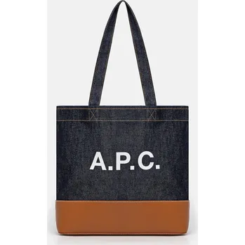 Kabelka Kabelka A.P.C. Tote Axel E W CODDP.M61917 námořnická modř 59X, vel. ONE SIZE