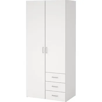 Šatní skříň Šatní skříň Sid II 77,6 x 49,5 x 175,4 cm, bílá