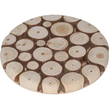 by inspire Dřevěná servírovací podložka WoodSlice L, ø 30 cm
