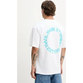 Pánské tričko Bavlněné tričko Karl Kani pánské, bílá barva, s potiskem, PD00005335 00X, vel. M