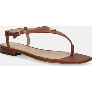 Dámské sandále Kožené sandály Lauren Ralph Lauren Everley 2 802982881001.200 hnědá 82X, EUR 38