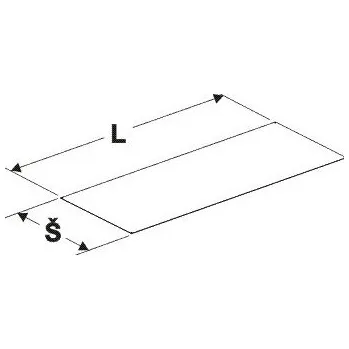 police Podhled kovové police 625/500mm - 2467