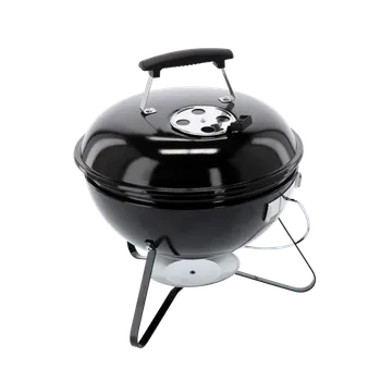 Zahradní gril KULOVÝ GRILOVACÍ DŘEVĚNÉ UHLÍ NA NOHÁCH S POKŘÍVEM 37 x 28/44 CM *0100