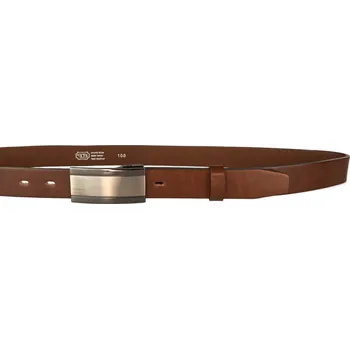 Opasek PENNY BELTS Pánský kožený opasek 30-100-6PS-48 hnědý - 105 cm