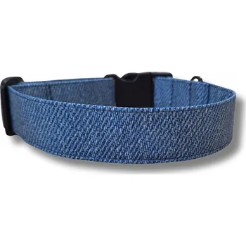 Obojek pro psa Softshellový obojek pro psa - JEANS MODRÝ, S, 2 cm