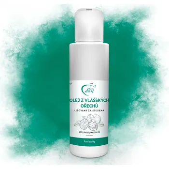 Přírodní produkt AKH OLEJ Z VLAŠSKÝCH OŘECHŮ lisovaný za studena 100 ml