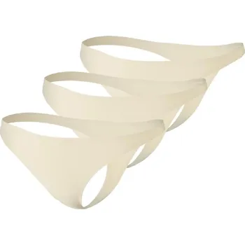 Kalhotky GoldBee Neviditelné Tanga Nude 3 Pack Barva: Nude, Velikost: L