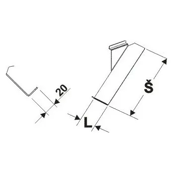 police Kazetová police na obuv levá - 2401