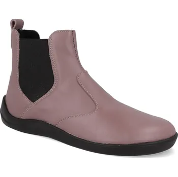 Dámská zimní obuv Barefoot dámské zimní boty Jampi - Lola chelsea roseate fialové Velikost: 40