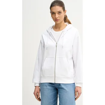 Dámská mikina Mikina Calvin Klein Jeans dámská, černá barva, s kapucí, hladká, LV047B237G 00X, vel. S