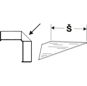 police Police rohová 90° 200mm