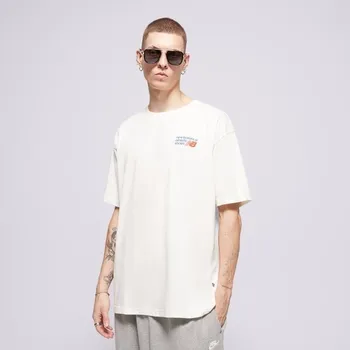 New Balance Tričko Athletics Premium Logo Tričko Bílá M