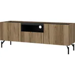 TV stolek Bertil, dub catania / černý mat