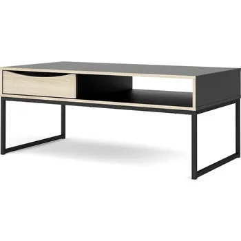 Konferenční stolek Konferenční stolek Sheba, černý mat / dub sonoma