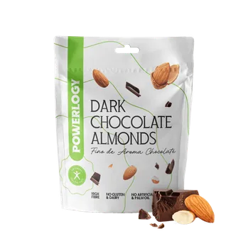 POWERLOGY Dark Chocolate Almonds 100 g