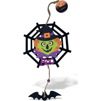 Lucerna Závěsná dekorace s halloweenským motivem - Čarodějnice