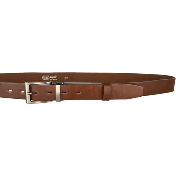 Opasek PENNY BELTS Pánský kožený opasek 30-100-4-48 hnědý - 90 cm