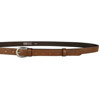 Opasek PENNY BELTS Kožený opasek 2502-48 hnědý - 80 cm