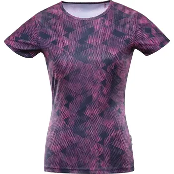 Dámské tričko ALPINE PRO QUATRA velikost S neon knockout pink