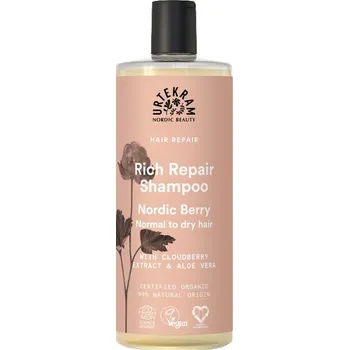 Vlasová regenerace Urtekram Regenerační šampon Nordic Berry BIO 500 ml - pro lesklé a hebké vlasy