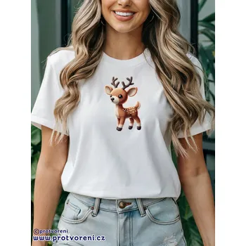 Dámské tričko Trička s potiskem Tričko s potiskem, SOB háčkovaný, 1 ks zvolte VELIKOST textilu ZDE:: M- velikost typ Beagle