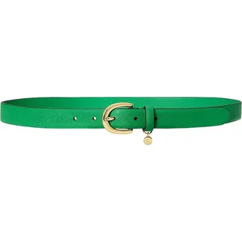 Opasek Kožený pásek Lauren Ralph Lauren dámský, červená barva, 412802952 76X, vel. XS