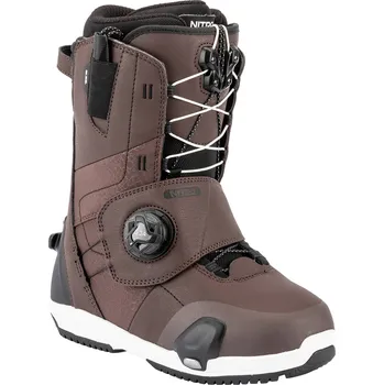 Boty na snowboard SNB boty Nitro Monarch Step on TLS W Brown 25/26 Černá 38