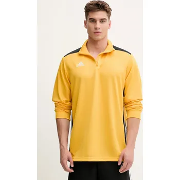 Pánská mikina Mikina adidas CZ8648 pánská, žlutá barva, s aplikací, CZ8648-yellow 11X, vel. L