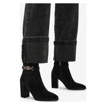 Dámské kozačky Polokozačky Nine West CEO-ZAINA-01 Černá 40