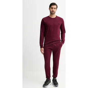 Bavlněná tepláková souprava Fila FPW1195 burgundské 93X, vel. M