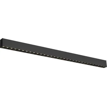 BIG WHITE (SLV) GLENOS PRO Povrchové stropní svítidlo, 1,2 m, DALI, UGR19, 3000K, 30 W, 75°, černé 1010518