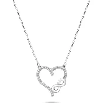 Náramek Brilio Silver NCL52W se zirkony (Ag 925/1000, 3 g)