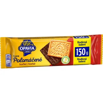 Výhodná cena OPAVIA Polomáčené hořké 150 g