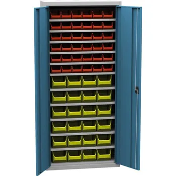 Skříně s plastovými zásobníky - 4677