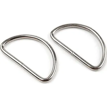 Polokroužek šíře 38 mm na koženou galanterii nikl 5ks