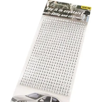 Dětské navlékací korálky Samolepicí kamínky na lepicím proužku Ø5 mm crystal