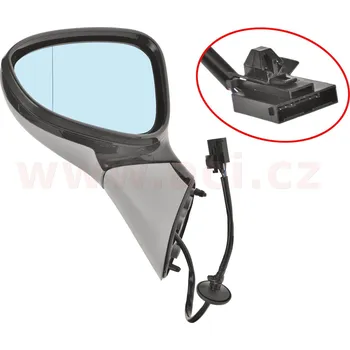 Auto zrcátko Vnější zpětné zrcátko VAN WEZEL 3872807