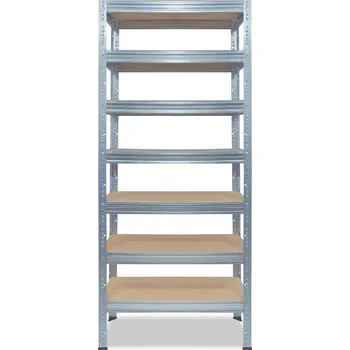 regál meets-ecommerce UG Kovový dílenský regál 230x70x40, 4-7 polic Povrchová úprava: pozink, počet polic: 7 polic