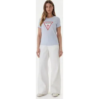 Pánské tričko Guess T-Shirt W1YI1B I3Z14 Světle modrá Regular Fit M