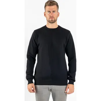 Pánský svetr TallGuys Pánský prodloužený merino svetr | HEAVY | Deep black Velikost: XL