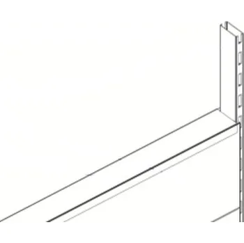 Prodejní regál Krycí lišta gondoly vnitřní (stojina 80x30mm) 970mm - 2373