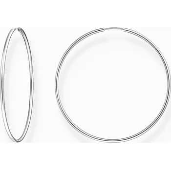 Náušnice Thomas Sabo CR729-001-21 Silver hoop earrings 60 mm