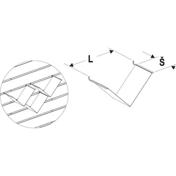 pant Kazetový závěs V 90° - 2414