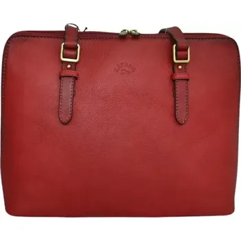 Kabelka kožená KATANA 32595-08 červená (Dámská kožená kabelka)